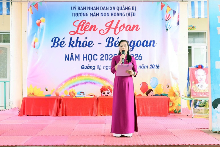Trường Mầm non Hoàng Diệu: Tổ chức Liên hoan “Bé khỏe – Bé ngoan” - sân chơi bổ ích cho trẻ thời kỳ đổi mới- Ảnh 1.