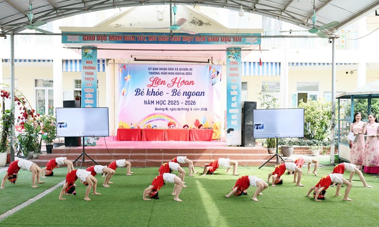 Trường Mầm non Hoàng Diệu: Tổ chức Liên hoan “Bé khỏe – Bé ngoan” - sân chơi bổ ích cho trẻ thời kỳ đổi mới- Ảnh 3.