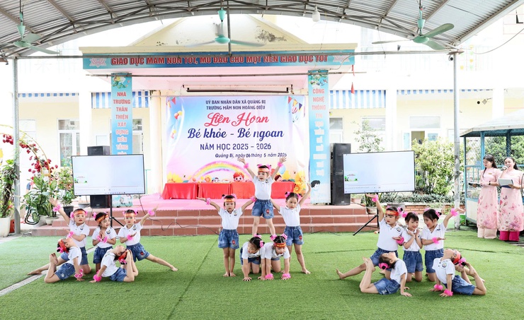 Trường Mầm non Hoàng Diệu: Tổ chức Liên hoan “Bé khỏe – Bé ngoan” - sân chơi bổ ích cho trẻ thời kỳ đổi mới- Ảnh 4.