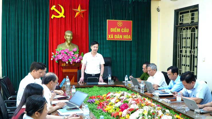 Dân Hòa họp tiến độ giải phóng mặt bằng 3 dự án trọng điểm: Đường tránh TL429, QL21B và TL429A- Ảnh 3.