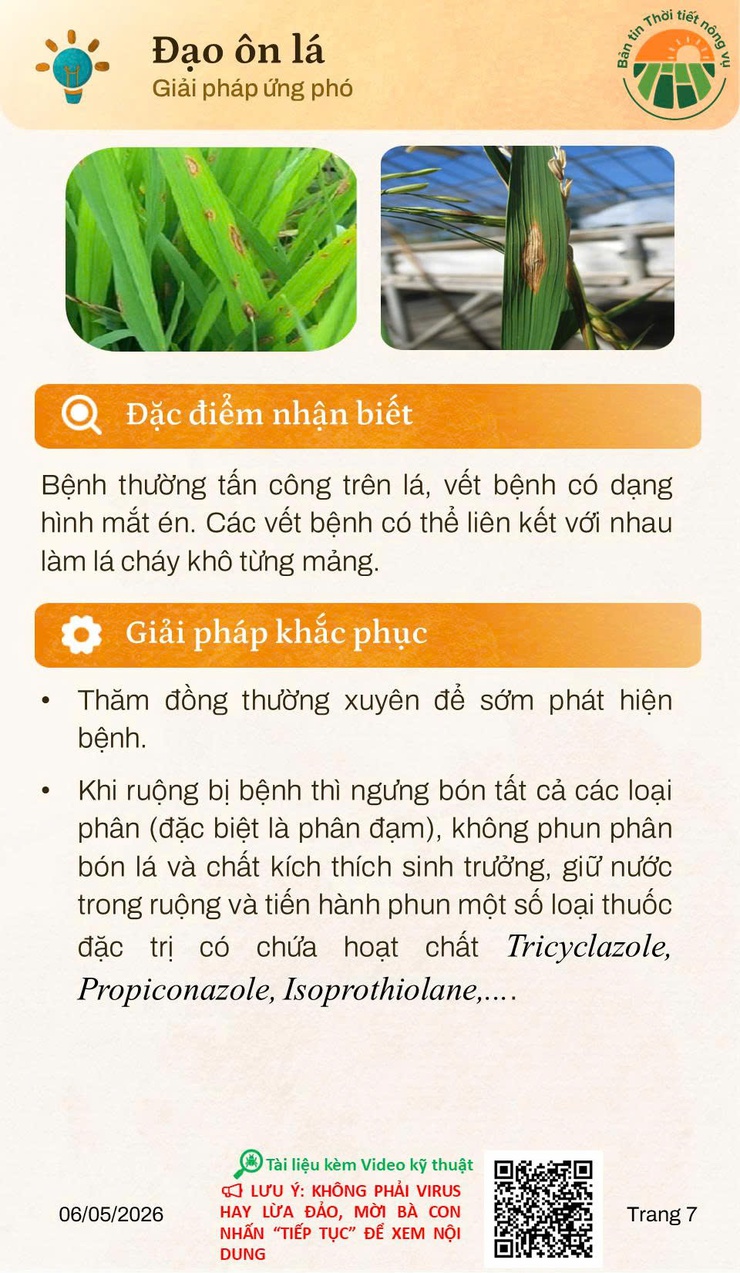 BẢN TIN THỜI TIẾT NÔNG VỤ THÁNG 5.2026- Ảnh 7.