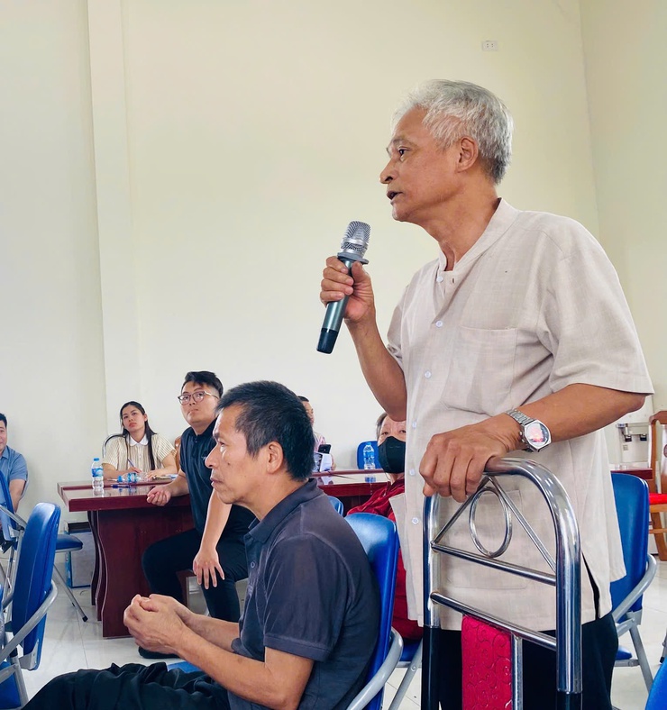 Hơn 250 hộ dân Nam Phù dự hội nghị công bố thu hồi đất phục vụ dự án đường vành đai  3,5- Ảnh 9.
