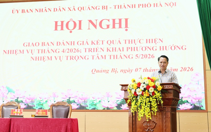 UBND xã Quảng Bị giao ban đánh giá kết quả thực hiện nhiệm vụ tháng 4, triển khai phương hướng, nhiệm vụ trọng tâm tháng 5/2026- Ảnh 12.
