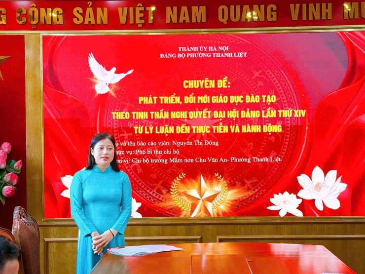 Thanh Liệt: Sôi nổi vòng sơ khảo Hội thi Báo cáo viên, tuyên truyền viên giỏi năm 2026- Ảnh 2.
