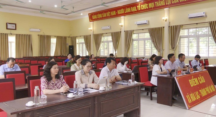 Hòa Lạc tiếp sóng hội nghị triển khai thi hành Luật Thủ đô năm 2026- Ảnh 2.
