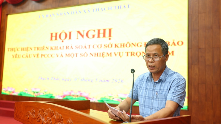 THẠCH THẤT TRIỂN KHAI RÀ SOÁT CÁC CƠ SỞ KHÔNG ĐẢM BẢO YÊU CẦU VỀ PCCC VÀ THỰC HIỆN CÁC NHIỆM VỤ TRỌNG TÂM - Ảnh 3.