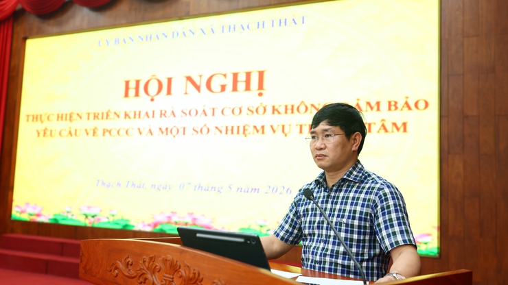 THẠCH THẤT TRIỂN KHAI RÀ SOÁT CÁC CƠ SỞ KHÔNG ĐẢM BẢO YÊU CẦU VỀ PCCC VÀ THỰC HIỆN CÁC NHIỆM VỤ TRỌNG TÂM - Ảnh 1.