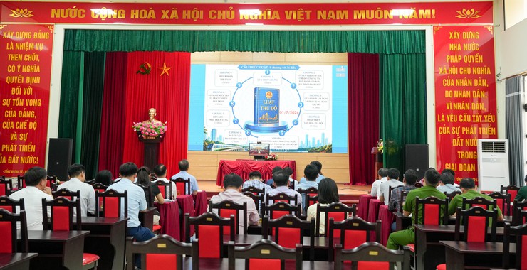 Xã Hưng Đạo tham dự Hội nghị trực tuyến triển khai, thi hành Luật Thủ đô năm 2026- Ảnh 3.