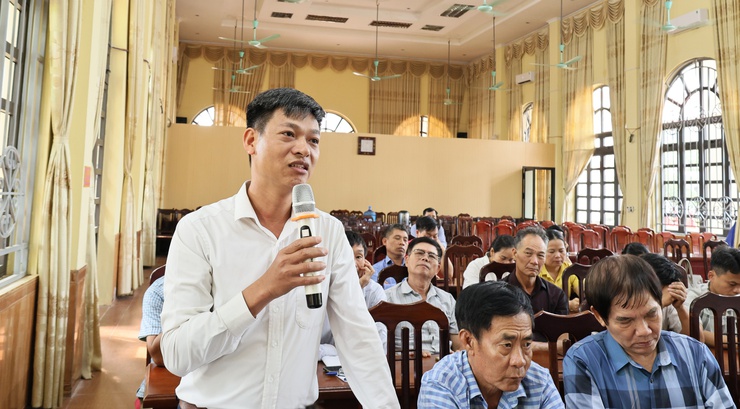 UBND xã Quảng Bị giao ban đánh giá kết quả thực hiện nhiệm vụ tháng 4, triển khai phương hướng, nhiệm vụ trọng tâm tháng 5/2026- Ảnh 6.