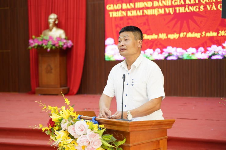 HĐND xã giao ban đánh giá công tác quý I, triển khai nhiệm vụ trọng tâm tháng 5 và quý II năm 2026- Ảnh 3.
