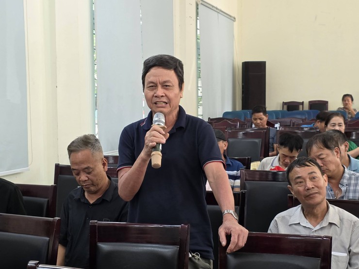 Phường Kiến Hưng phối hợp phổ biến tiếp nhận ý kiến liên quan việc thu hồi đất dự án đầu tư xây dựng đường Vành đai 3,5 đoạn từ Phúc La - Văn Phú đến cao tốc Pháp Vân - Cầu Giẽ- Ảnh 2.