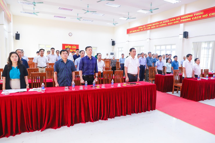 Xã Thượng Phúc trang trọng tổ chức lễ trao tặng huy hiệu đảng đợt 19/5/2026- Ảnh 1.