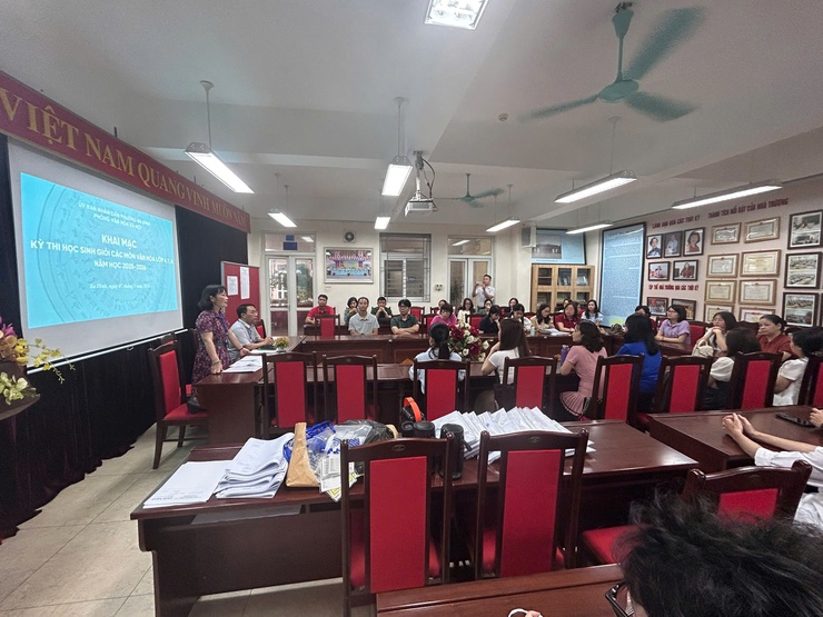 Ba Đình: 323 học sinh tranh tài ở Kỳ thi học sinh giỏi THCS- Ảnh 5.