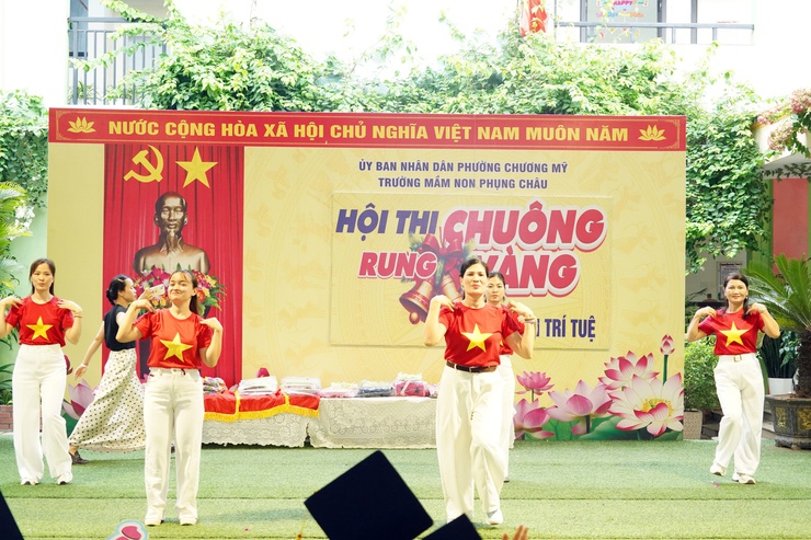 Trường Mầm non Phụng Châu tổ chức Hội thi “Rung chuông vàng” cho học sinh khối 4 tuổi- Ảnh 4.