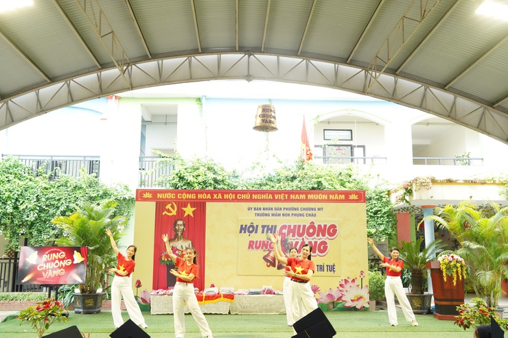 Trường Mầm non Phụng Châu tổ chức Hội thi “Rung chuông vàng” cho học sinh khối 4 tuổi- Ảnh 5.