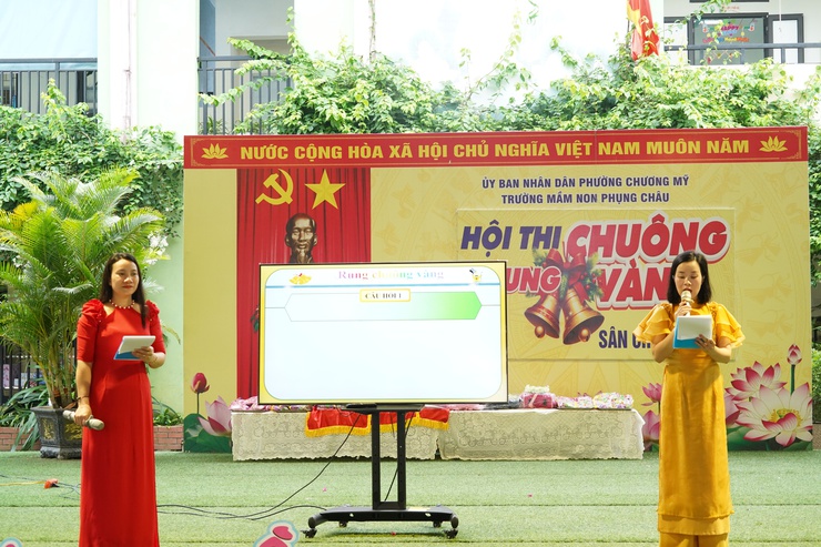 Trường Mầm non Phụng Châu tổ chức Hội thi “Rung chuông vàng” cho học sinh khối 4 tuổi- Ảnh 8.