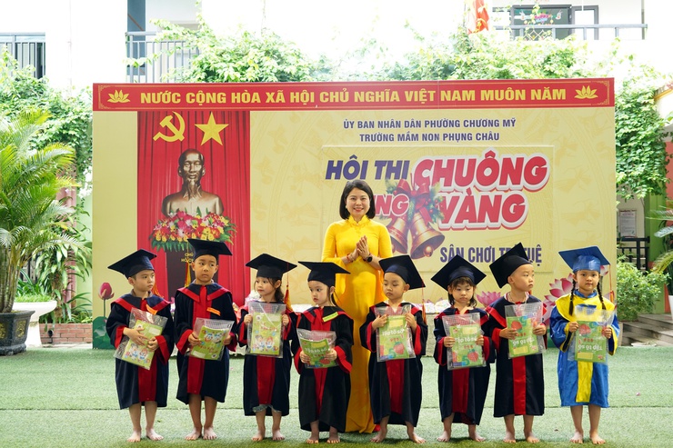 Trường Mầm non Phụng Châu tổ chức Hội thi “Rung chuông vàng” cho học sinh khối 4 tuổi- Ảnh 23.