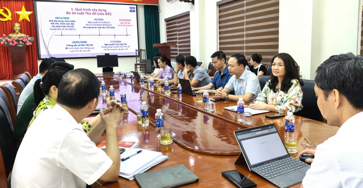 Đoài Phương tiếp sóng trực tuyến Hội nghị triển khai, thi hành Luật Thủ đô- Ảnh 1.