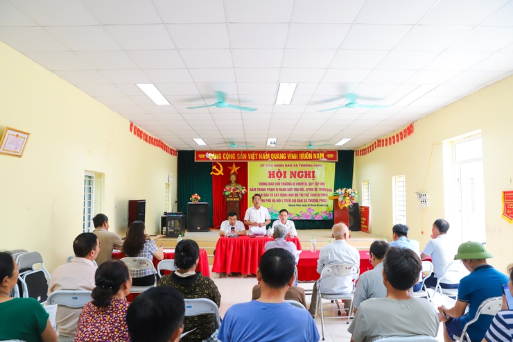 Xã Thượng Phúc thông báo chủ trương di chuyển, quy tập mộ phục vụ thực hiện Dự án Khu đô thị Thể thao Olympic tại thôn Quất Tỉnh- Ảnh 2.
