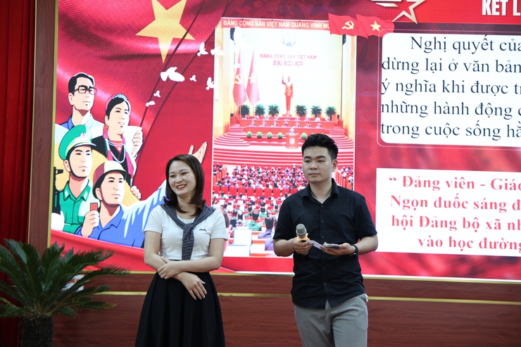 Tổng duyệt Chung khảo Hội thi Báo cáo viên, Tuyên truyền viên giỏi xã Tam Hưng năm 2026: Sẵn sàng cho ngày hội lan tỏa Nghị quyết của Đảng- Ảnh 10.