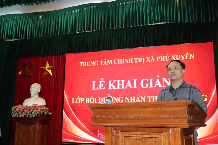 Khai giảng lớp bồi dưỡng nhận thức về Đảng cho quần chúng ưu tú năm 2026- Ảnh 1.