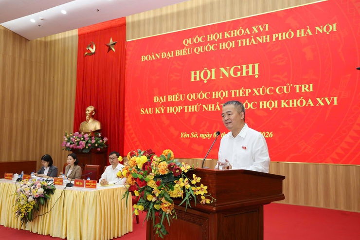 Phường Yên Sở: Đại biểu Quốc hội thuộc đơn vị bầu cử số 3 thành phố Hà Nội đã tiếp xúc cử tri sau kỳ họp thứ Nhất, Quốc hội khóa XVI- Ảnh 7.