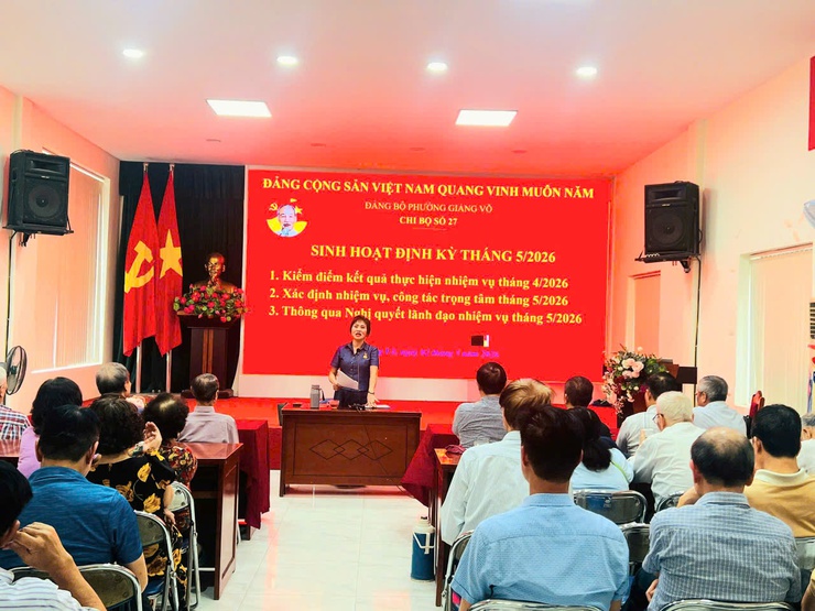 Sinh hoạt chuyên đề tháng 5/2026: Động lực thúc đẩy triển khai hiệu quả Nghị quyết 02-NQ/TW tại phường Giảng Võ

- Ảnh 5.
