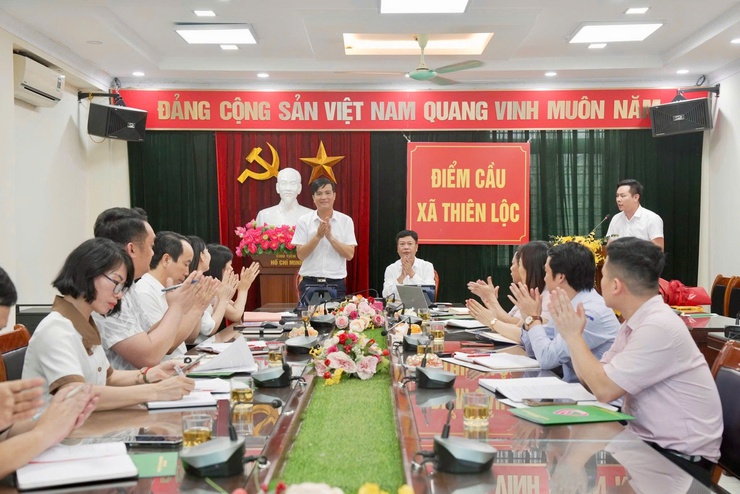 Ban đại diện Hội đồng quản trị Ngân hàng Chính sách xã hội xã Thiên Lộc họp phiên thứ nhất năm 2026- Ảnh 2.