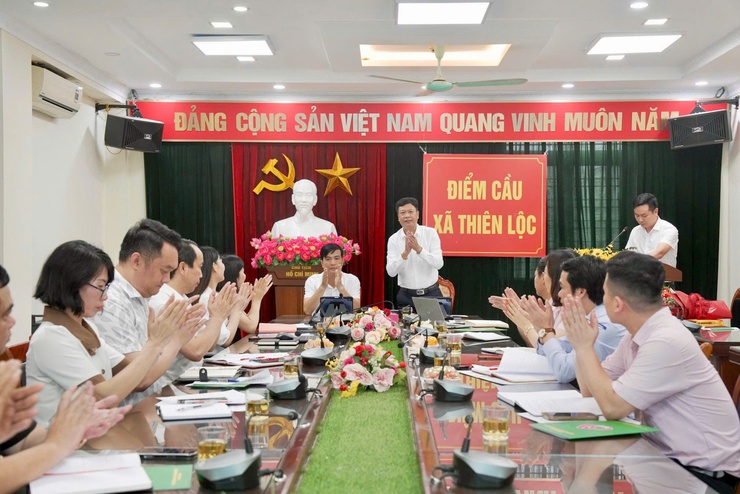 Ban đại diện Hội đồng quản trị Ngân hàng Chính sách xã hội xã Thiên Lộc họp phiên thứ nhất năm 2026- Ảnh 1.