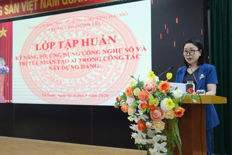 Tập huấn kỹ năng số, ứng dụng công nghệ số và trí tuệ nhân tạo AI trong công tác xây dựng Đảng- Ảnh 2.