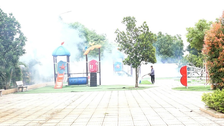 Lễ tổng kết Tháng hành động về An toàn thực phẩm và phát động vệ sinh môi trường, khử khuẩn, phòng, chống bệnh sốt xuất huyết và tay chân miệng trên địa bàn xã Bình Minh- Ảnh 9.