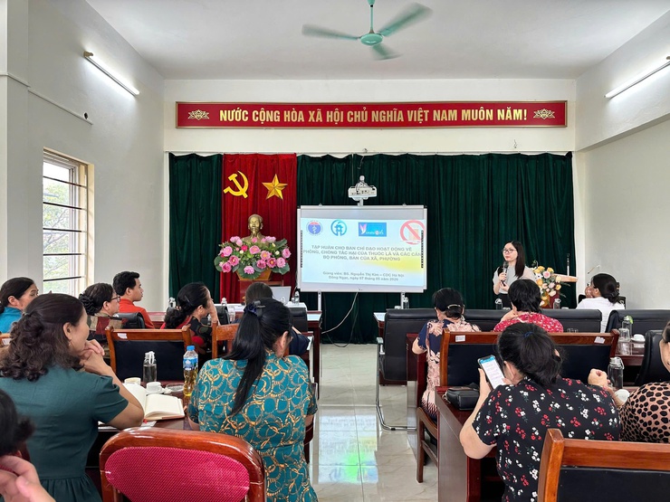 Phường Đông Ngạc tổ chức Lớp tập huấn phòng, chống tác hại của thuốc lá năm 2026- Ảnh 1.