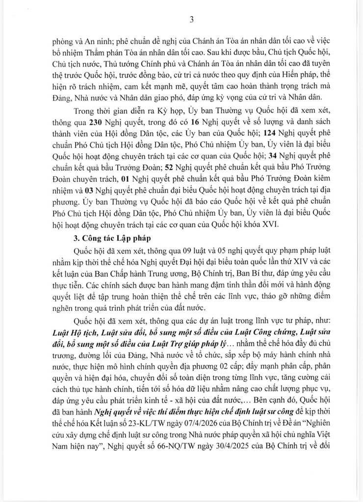Tuyên truyền kết quả  Kỳ họp thứ nhất, Quốc hội khóa XVI
- Ảnh 3.