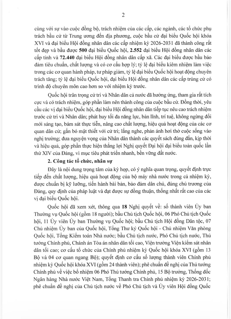 Tuyên truyền kết quả  Kỳ họp thứ nhất, Quốc hội khóa XVI
- Ảnh 2.
