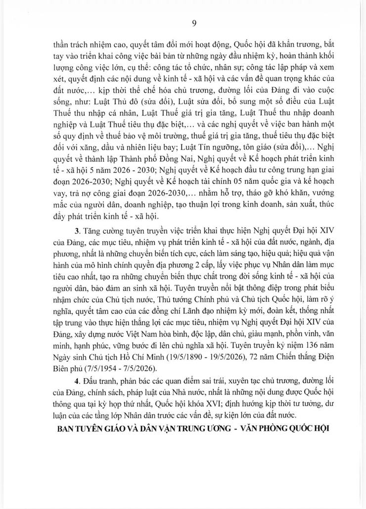 Tuyên truyền kết quả  Kỳ họp thứ nhất, Quốc hội khóa XVI
- Ảnh 9.