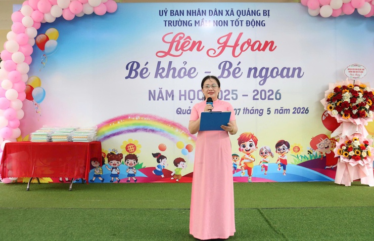 Trường Mầm non Tốt Động tổ chức thành công Liên hoan “Bé khỏe – Bé ngoan” năm học 2025-2026- Ảnh 2.