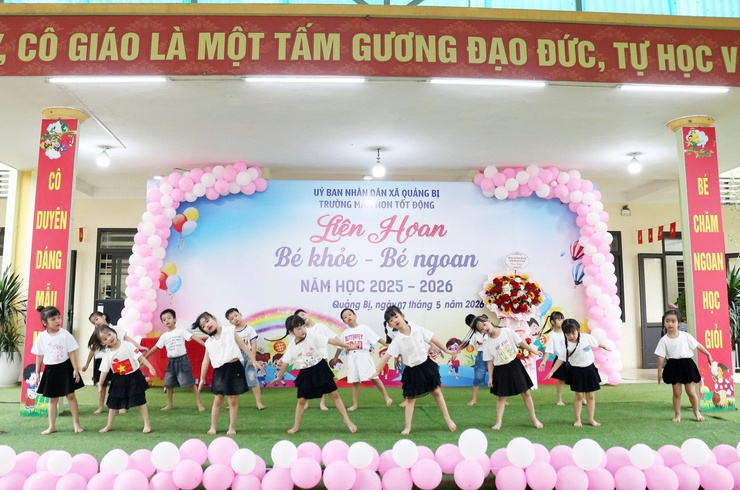 Trường Mầm non Tốt Động tổ chức thành công Liên hoan “Bé khỏe – Bé ngoan” năm học 2025-2026- Ảnh 4.