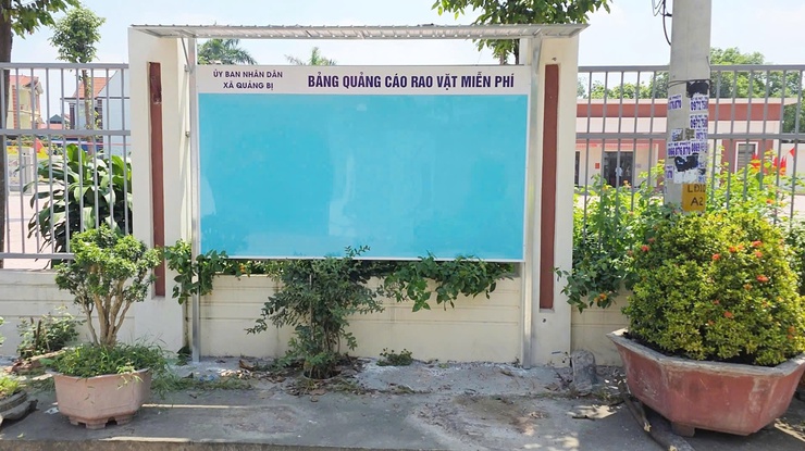 Quảng Bị lắp đặt 31 bảng quảng cáo rao vặt tại 31 thôn- Ảnh 1.
