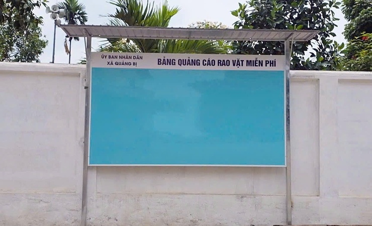 Quảng Bị lắp đặt 31 bảng quảng cáo rao vặt tại 31 thôn- Ảnh 3.