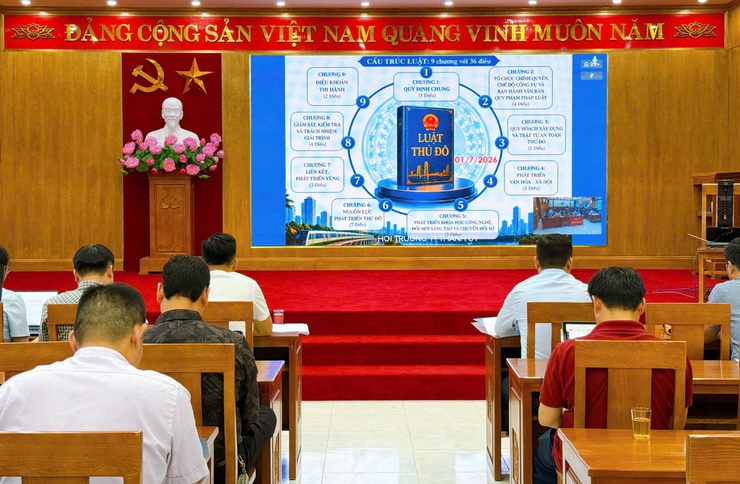 
Phường Thanh Liệt dự hội nghị triển khai thi hành Luật Thủ đô năm 2026- Ảnh 4.