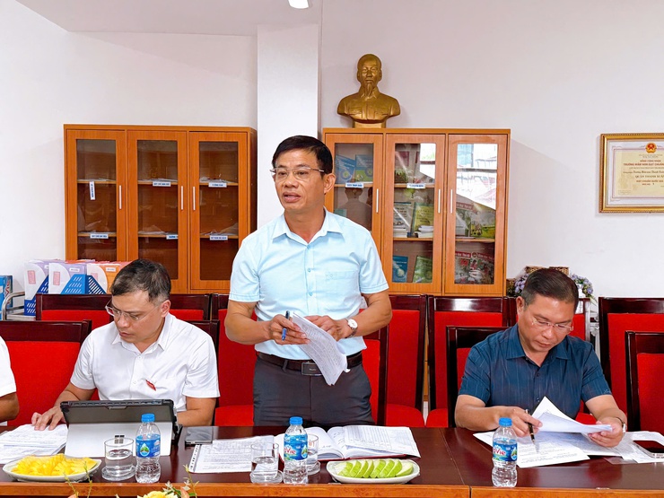 Đoàn giám sát của HĐND Phường giám sát tại Trường Mầm non Thanh Xuân Nam- Ảnh 3.