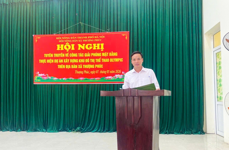 Hội Nông dân xã Thượng Phúc tích cực tuyên truyền công tác giải phóng mặt bằng thực hiện Dự án Khu đô thị Thể thao Olympic- Ảnh 5.