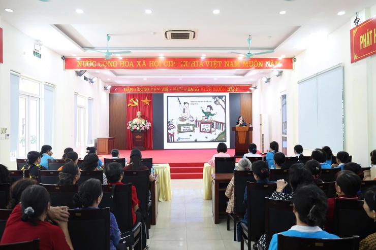 Hội LHPN phường Kiến Hưng tổ chức hội nghị truyền thông về an toàn thực phẩm- Ảnh 1.
