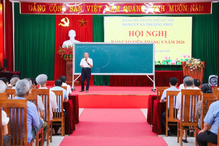 Thượng Phúc tổ chức hội nghị báo cáo viên tháng 5 năm 2026- Ảnh 3.