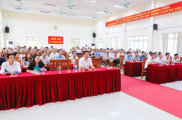 Thượng Phúc tổ chức hội nghị báo cáo viên tháng 5 năm 2026- Ảnh 1.