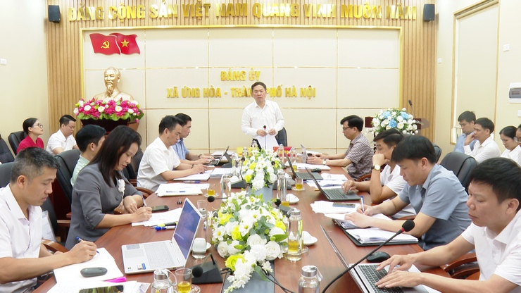 HĐND XÃ ỨNG HÒA TỔ CHỨC PHIÊN GIẢI TRÌNH VỀ CÔNG TÁC QUẢN LÝ ĐẤT ĐAI VÀ VỆ SINH MÔI TRƯỜNG- Ảnh 1.