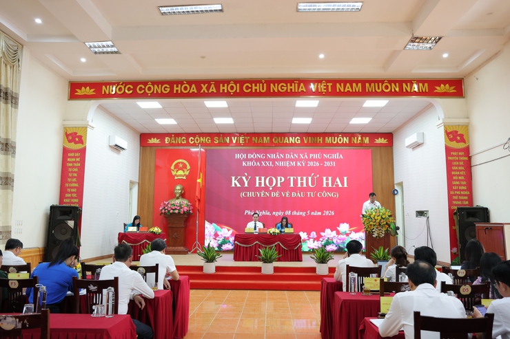 Hội đồng nhân dân xã Phú Nghĩa khóa XXI, nhiệm kỳ 2026 – 2031 tổ chức Kỳ họp thứ 2 – Kỳ họp chuyên đề về đầu tư công- Ảnh 4.