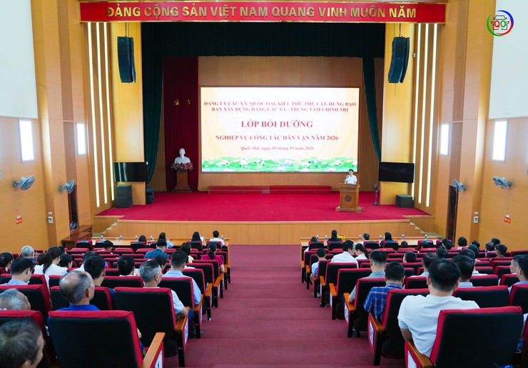 Khai mạc lớp bồi dưỡng nghiệp vụ công tác dân vận năm 2026- Ảnh 1.