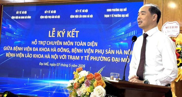 Hợp tác chuyên môn toàn diện các bệnh viện của ngành y tế Hà Nội với trạm y tế phường Đại Mỗ- Ảnh 1.