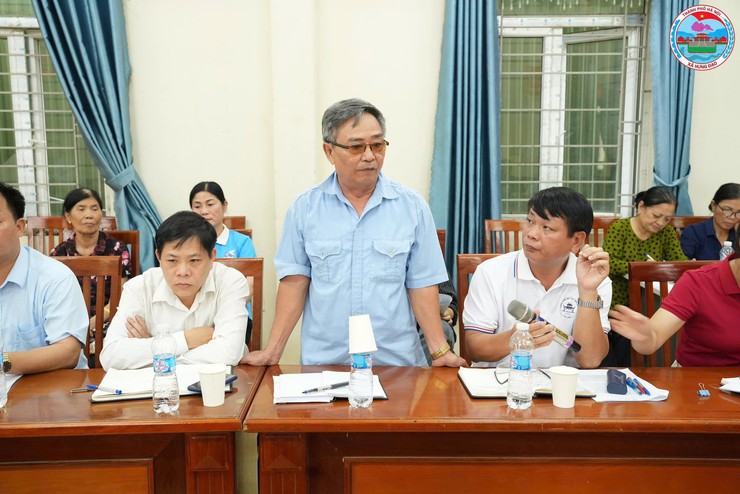 THƯỜNG TRỰC ĐẢNG ỦY XÃ HƯNG ĐẠO LÀM VIỆC VỚI THÔN YÊN NỘI- Ảnh 11.